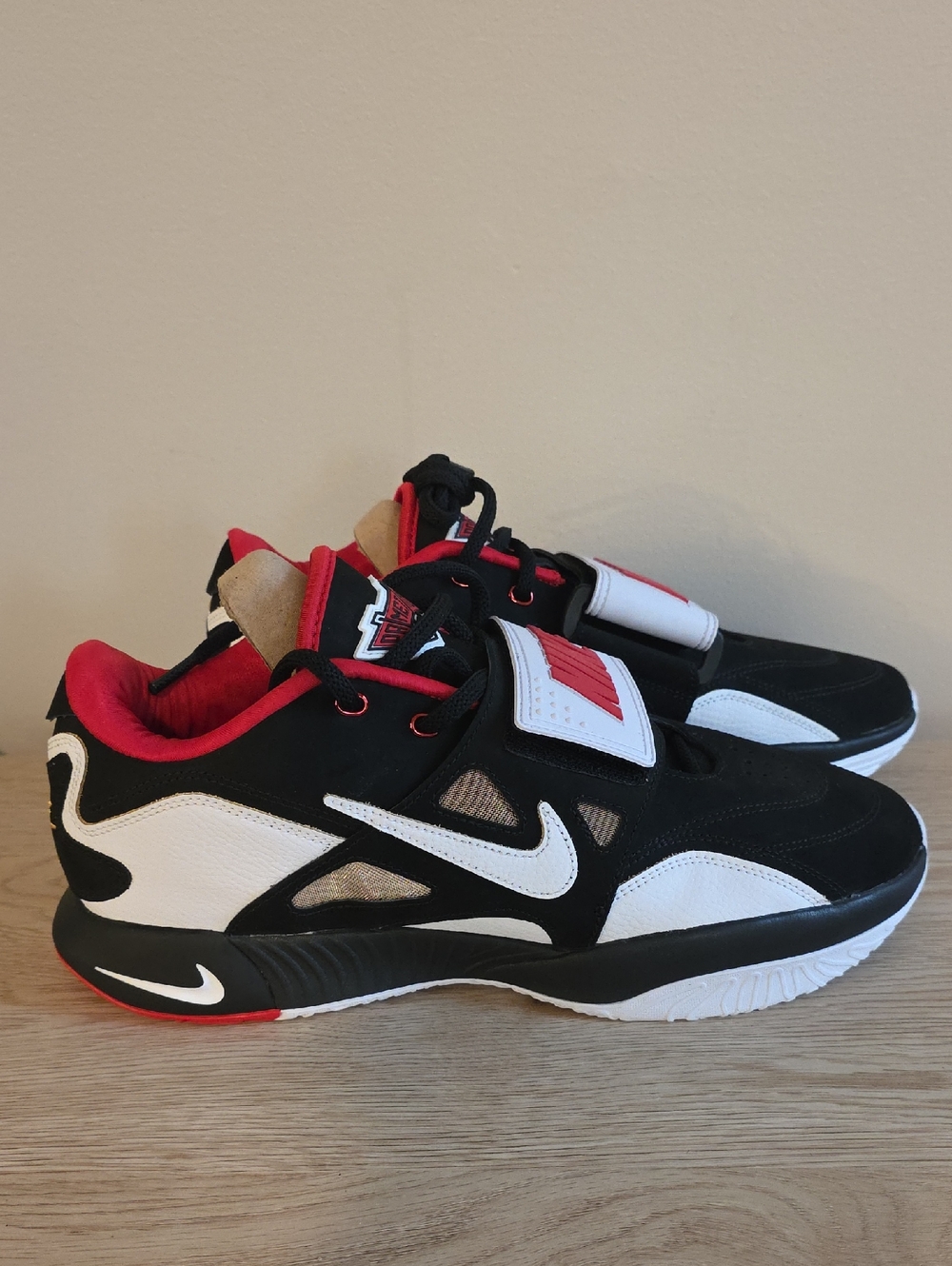 NEW Nike LeBron Prime 93 Black Red White